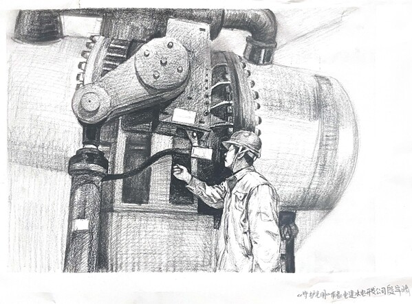 绘画作品：：《守护灼烁》 作者：：永乐国际F66水电开发公司 殷宇晴.jpg