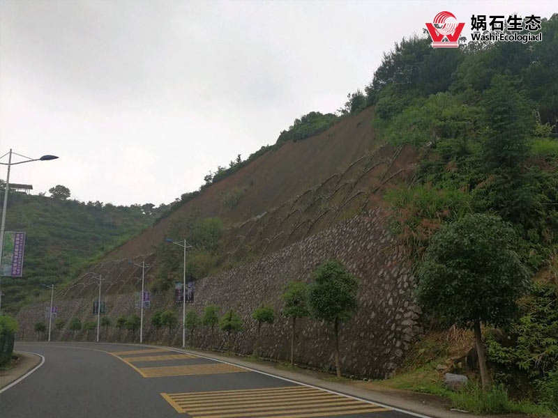 湖南景区山体护坡治理